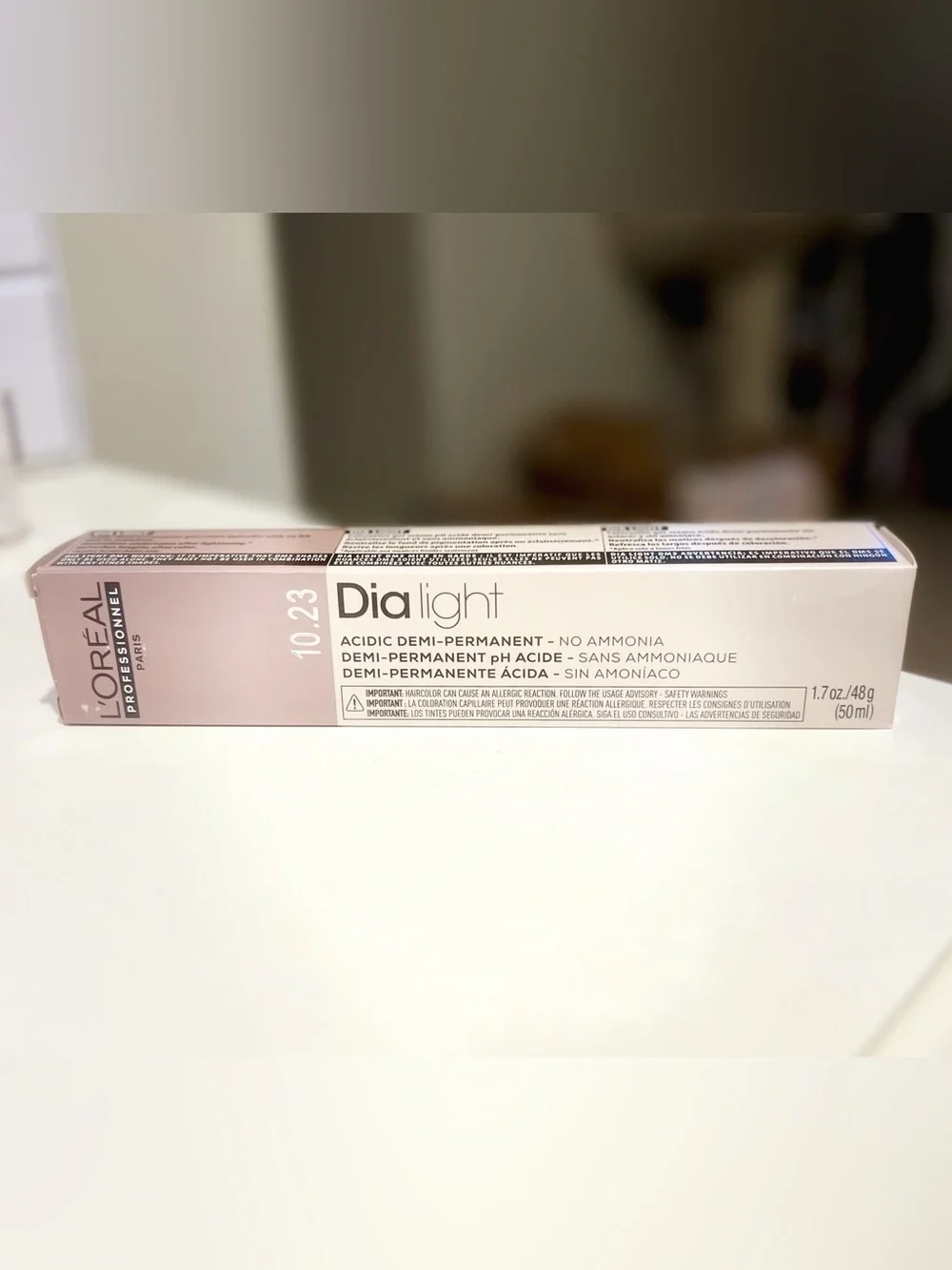 Dialight Acidic Demi-Permanent Hair Color 10.23/10VG
